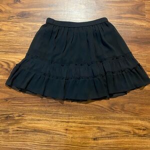 Abercrombie & Fitch Black Tiered Skirt